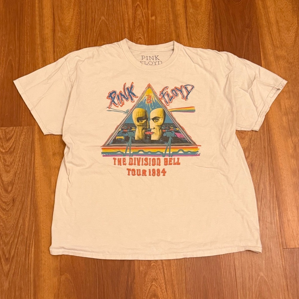 Pink Floyd The Division Bell Tour 1984 Graphic T-Shirt Men's Size Small
